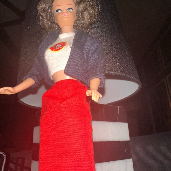 Mattel Other - Midge Barbie 1962 plastic hair with dark wig